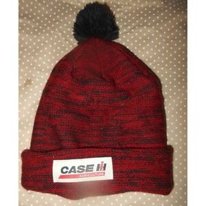 Case IH Beanie Stocking Winter Cap Hat International Harvester OSFM Farm Implem
